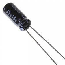 CAPACITOR 33uF, 16V