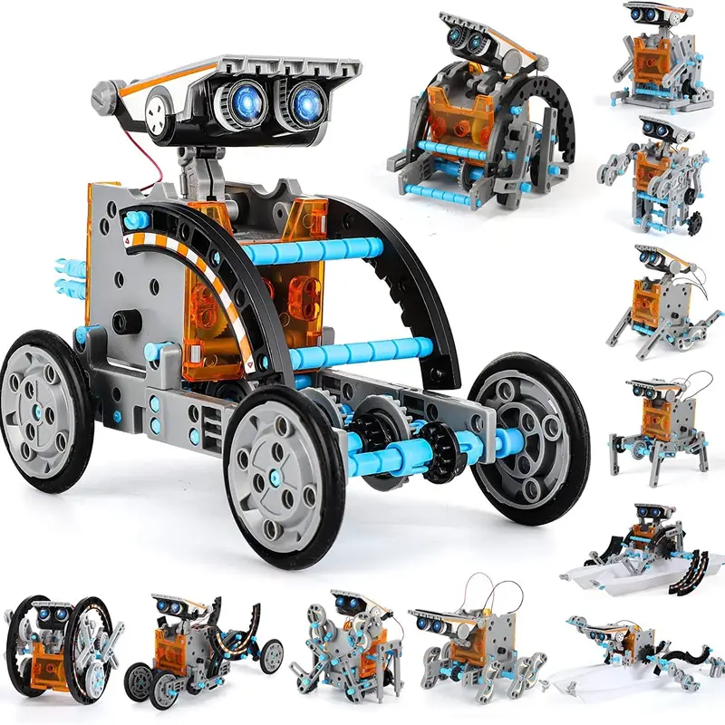 Lego 12-in-1 STEM Solar Robot Kit: Educational Science Experiment Set - Perfect Gift For Kids Boys & Girls,Christmas And