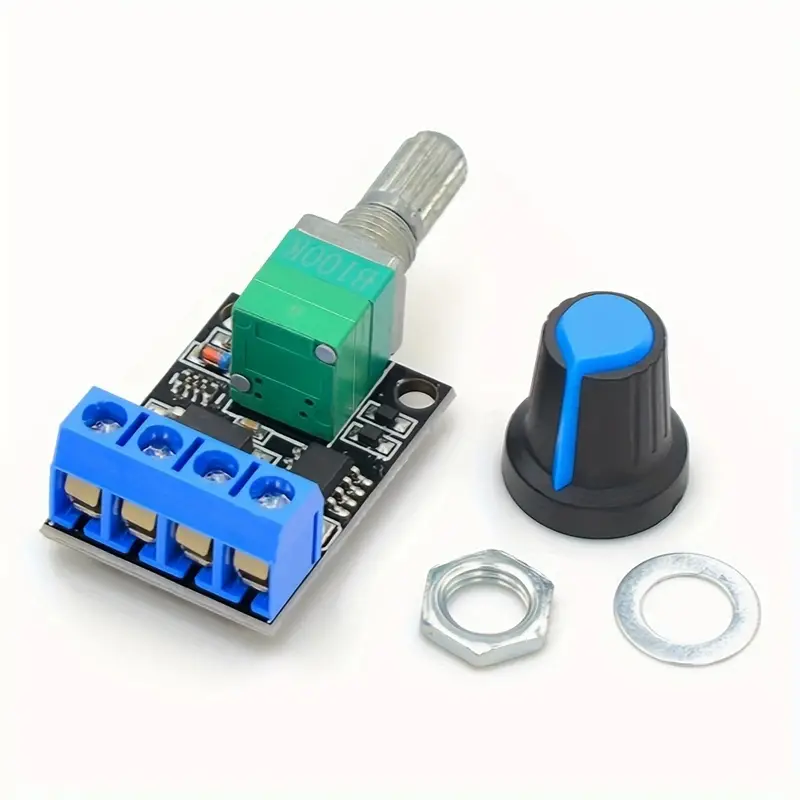 PWM DC Motor Speed Controller Regulate Voltage & Brightness With LED Dimmer Power Controller (5V-16V 10A)