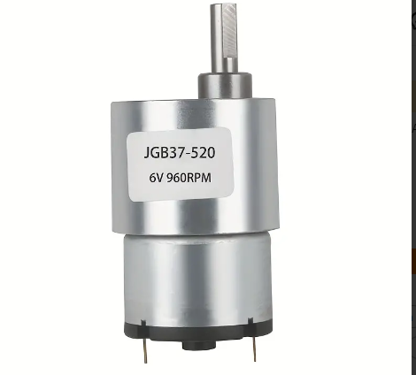 JGB37-520 DC 12V 960RPM High Torque Gear Motor All Metal Gear Box Electric