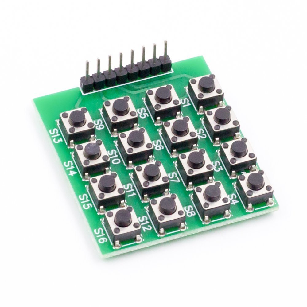 4×4 Matrix Keypad Array Module 16 Buttons
