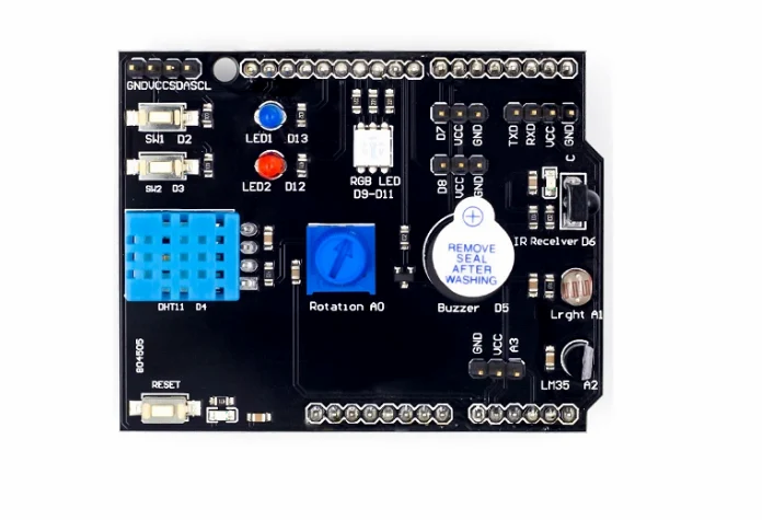 9 IN 1 Multi-function Expansion Board DHT11 Temperature LM35 with UNO Sunlephant