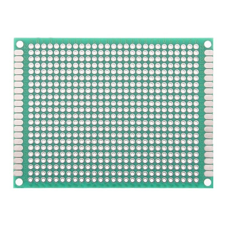 6*8 universal pcb prototype board single sided 2.54mm hole pitch