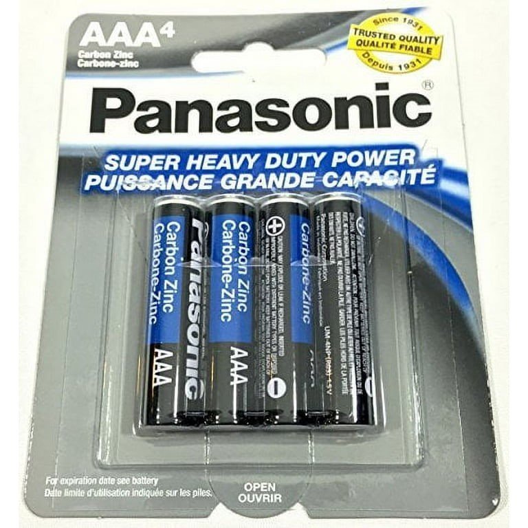 Panasonic AAA Batteries Super Heavy Duty Power Carbon Zinc Triple A Battery 1.5v