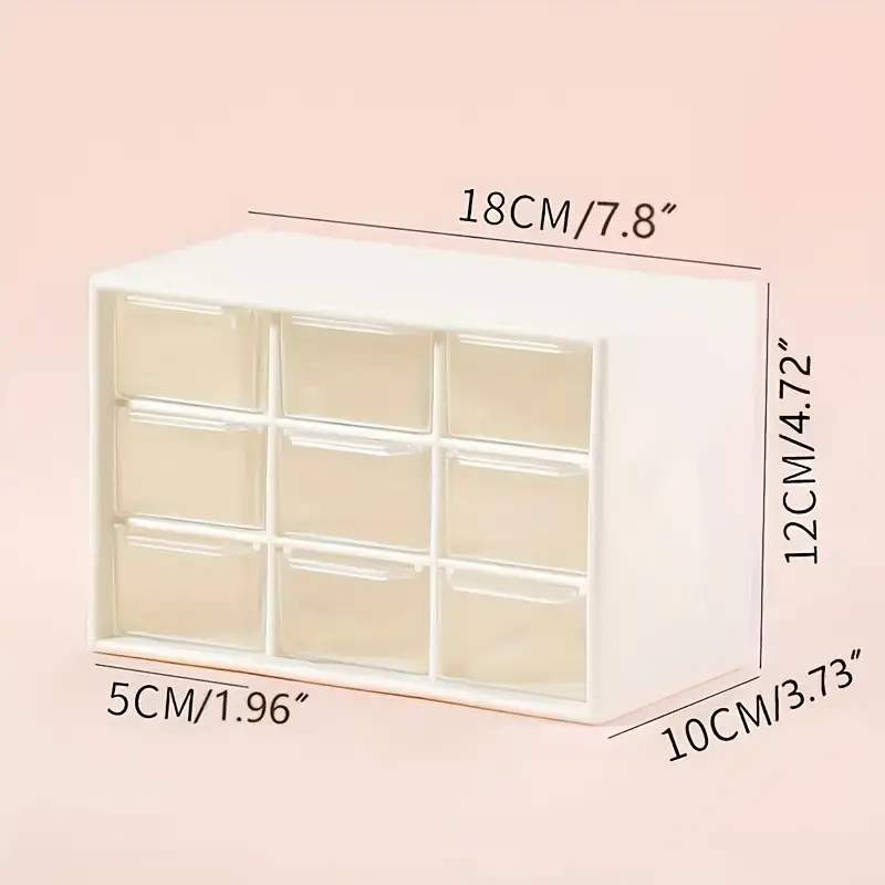 9 Compartments  Multifunctional Plastic Storage Box For electronic components