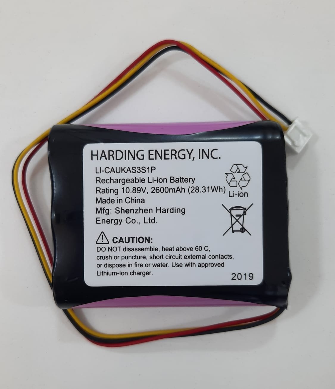 Li-ion batterry 10.89v with (BMS)