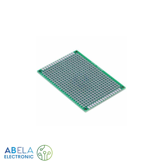 DOUBLE SIDED GREEN PCB 5X7 CM