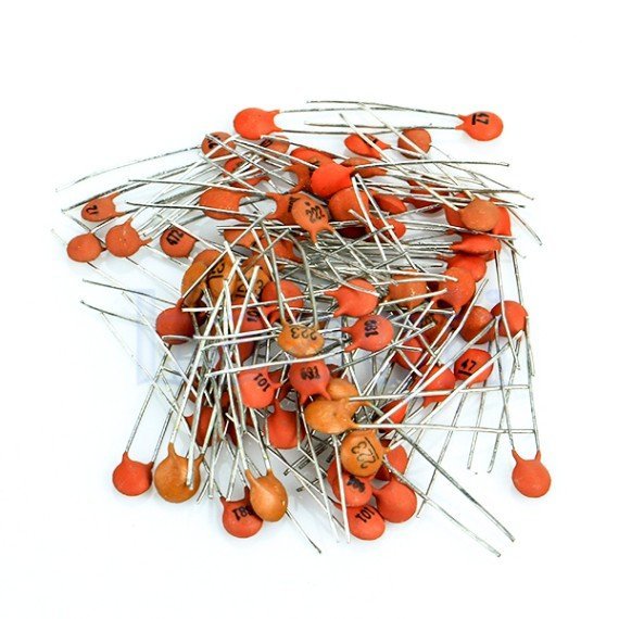 Ceramic Capacitor Assortment Kit - 300pcs- 10 values