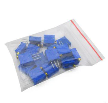 MultiTurn Trimming High Precision Potentiometer 3296W Variable Resistors-15 value