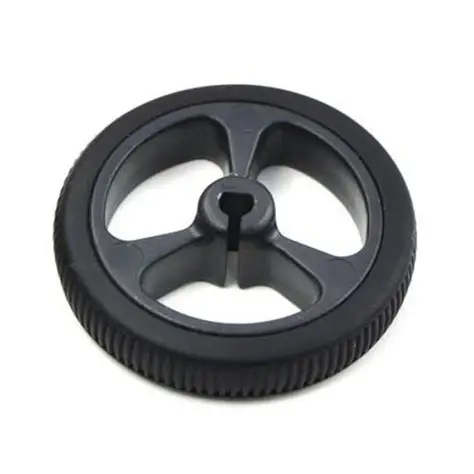 Black 3PI miniQ Car Wheel Tyre34mm for N20 Motor