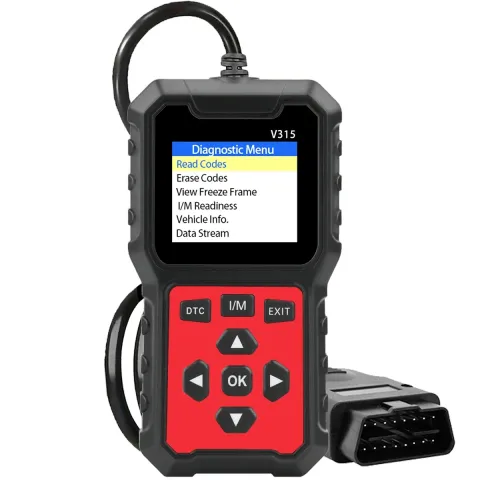 Model OBD2 Scanner, Car Engine Fault Code Reader, OBD Powered, I/M Readiness, Battery Test, RealTime Data Stream, OBD II Protocol Compatible with 1996 and Later Vehicles, No Battery Required
