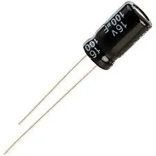 CAPACITOR 100uF, 16V