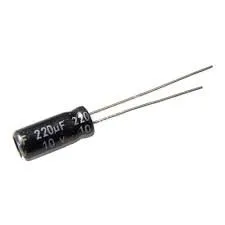 CAPACITOR 220uF, 10V