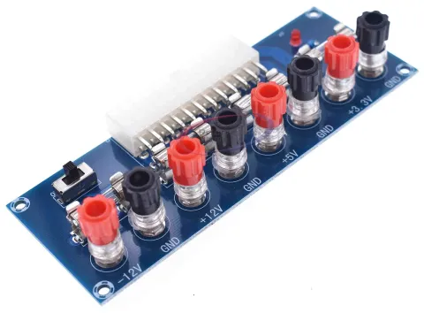 XH-M229 DESKTOP PC POWER ATX TRANSFER BOARD SUPPLY POWER MODULE PRECISE 24 PIN