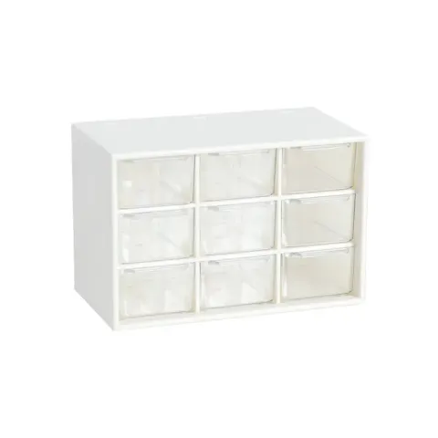 Nine Grids Storage Box With Drawer 1pc