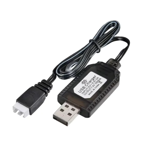 USB 7.4V 1000mAh LITHIUM BATTERY CHARGER WITH 3 PIN JST