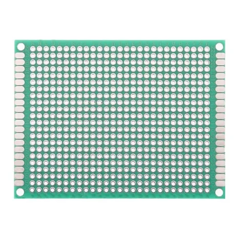 DOUBLE SIDE PROTOTYPE PCB 6X8 cm2.54mm Hole Pitch