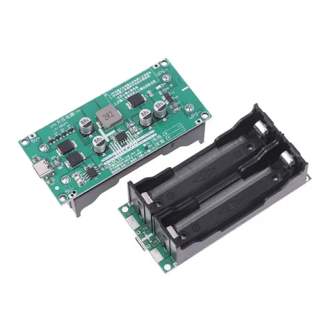 Type-C 15W 3A 18650 Lithium Battery Charger Module DC-DC Step Up Booster Fast Charge UPS Power Supply/Converter 9V