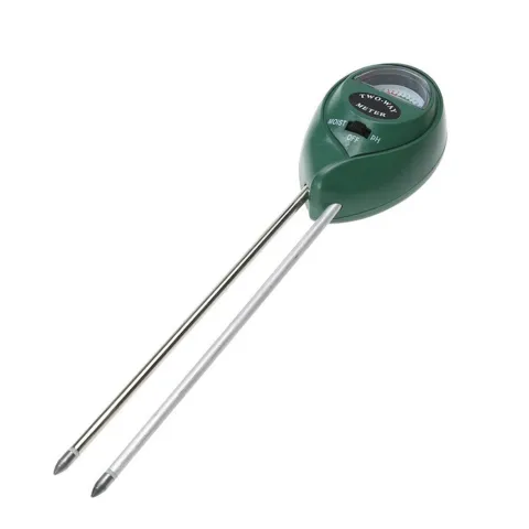 Triple Soil Tester - Environmental Testing Instrument with Light, Humidity & pH Meter for Gardens, Farms, and Rural Areas