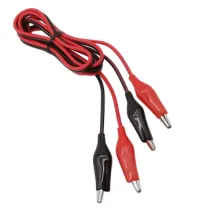 1 Meter Long Alligator Clips Electrical DIY Test Leads 1 pcs